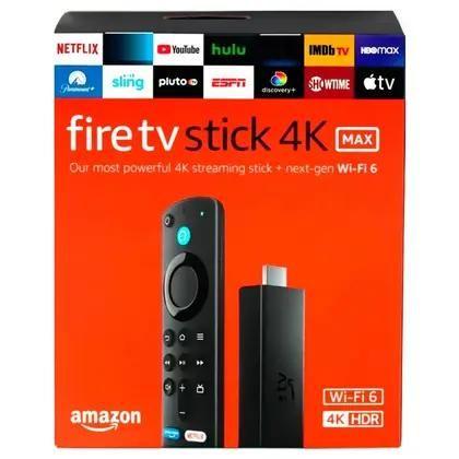 Fire TV Stick Com Alexa 4K Max Última Geração 16GB Streaming HDMI